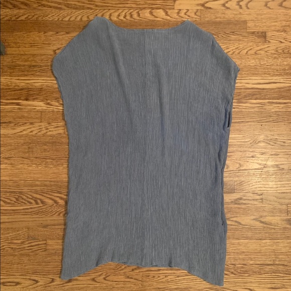 Light blue short dress with pockets. - Picture 2 of 3